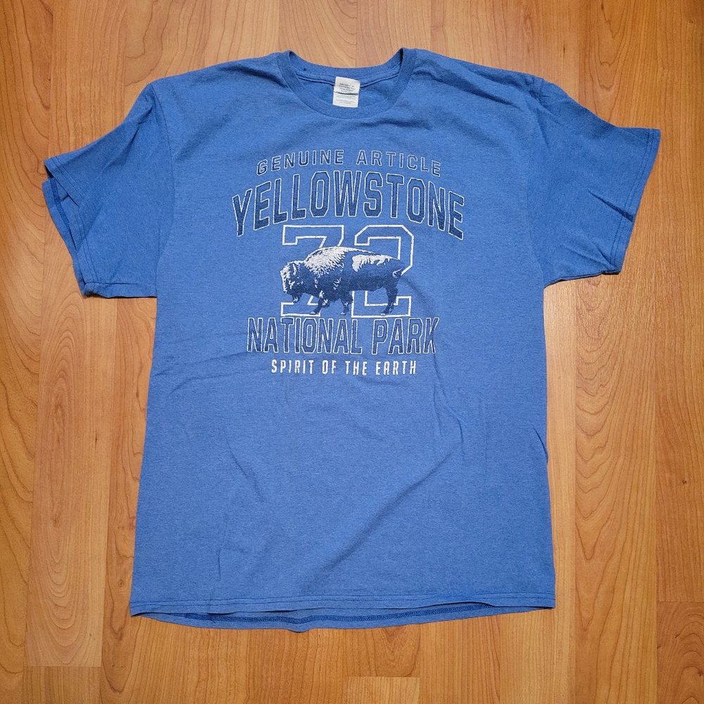 Blue cotton t-shirt from Yellowstone.  Size Large